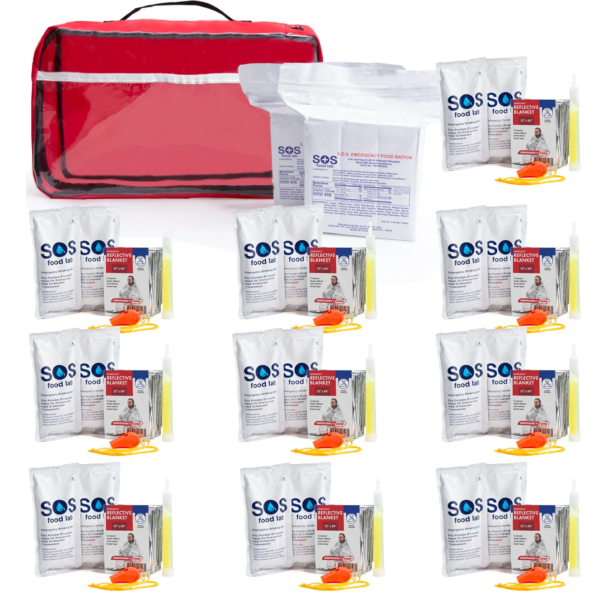 100 Person Office Lockdown Emergency Kit