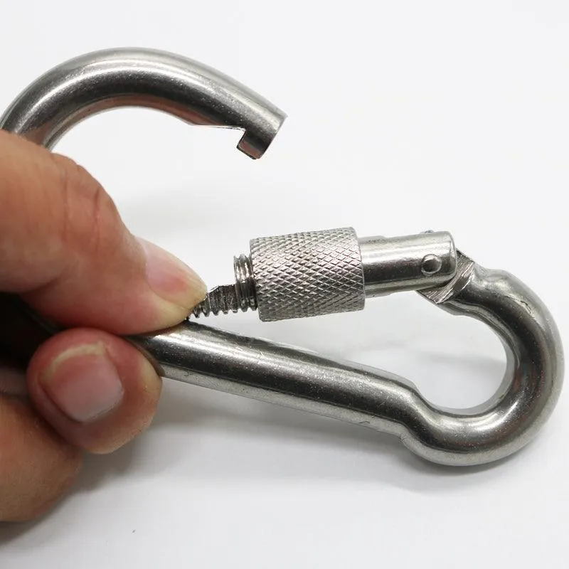 120Mm Stainless Steel Carabiner Spring Hook Sd-30784