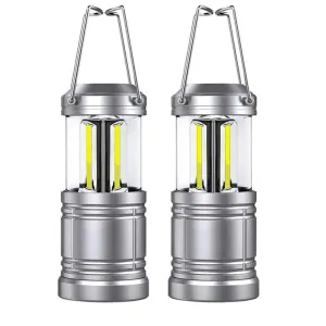 2 Pack LED Camping Lantern - 500 Lumens ,Collapsible LED Lanterns for Hurricane, Emergency,Storms, Outage