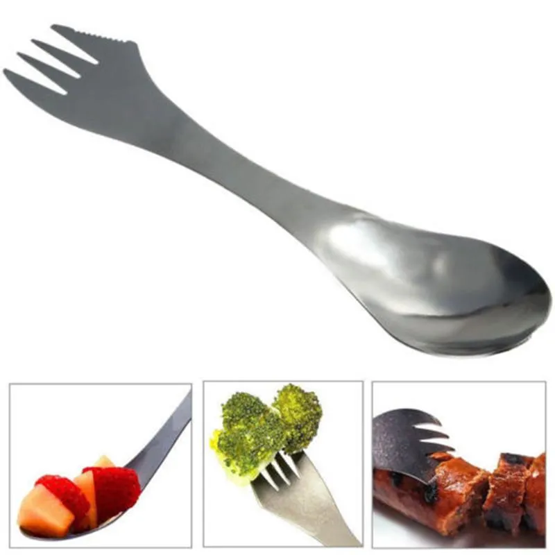 3-IN-1 SS "SPORK" SPOON/FORK CUTLERY