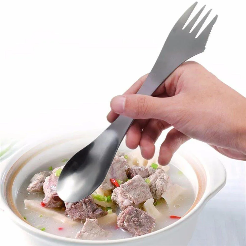 3-IN-1 SS "SPORK" SPOON/FORK CUTLERY