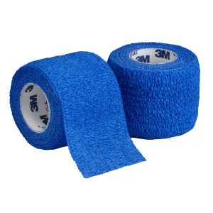 3M™ Coban™ Self-adherent Closure Cohesive Bandage, 3 Inch x 5 Yard, Blue, 1 Each