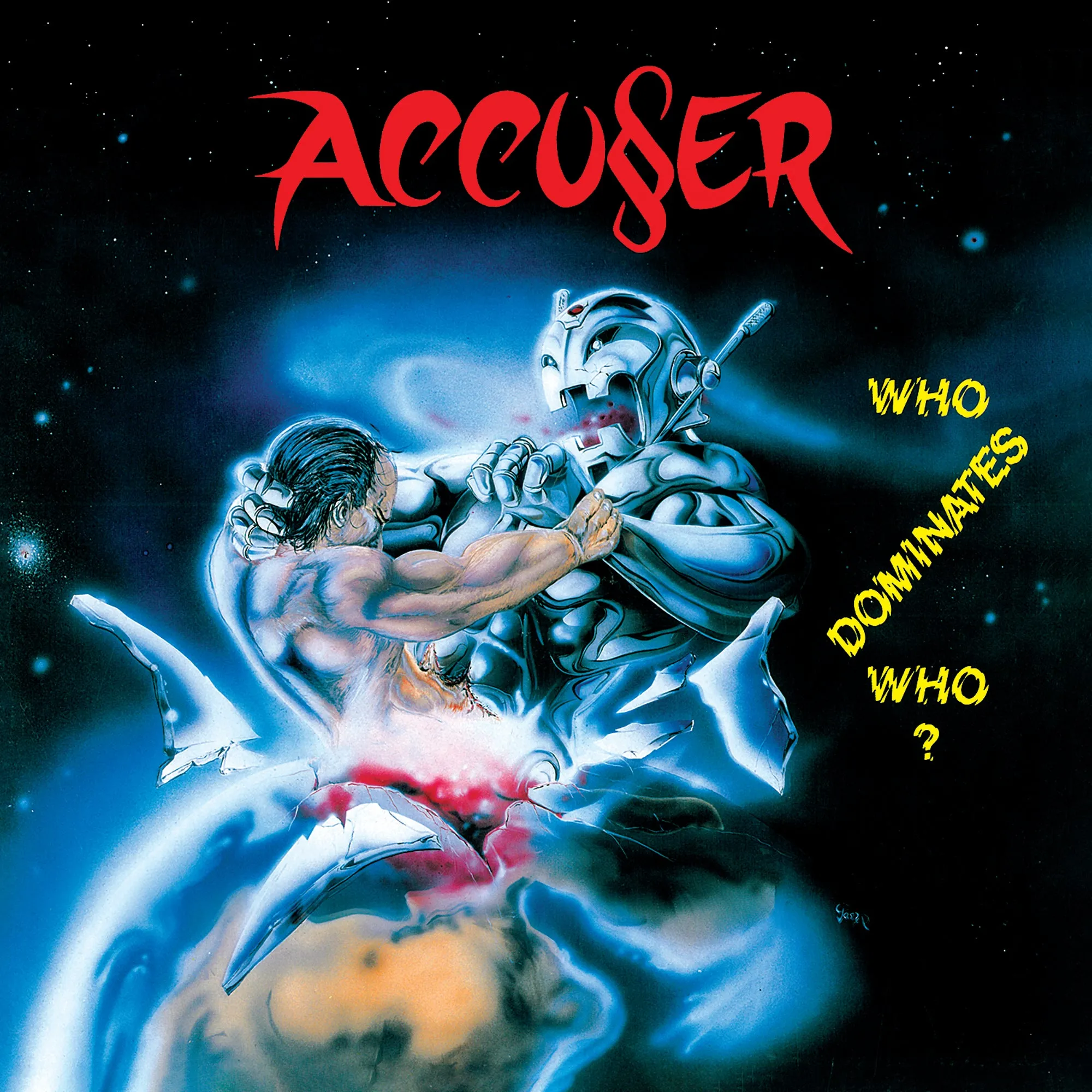 Accu§er - Who Dominates Who?   2x Ltd Collector Cards (*NEW 2-CD Set, 2023, Brutal Planet) Remastered Crunchy 80's Thrash CLASSIC!