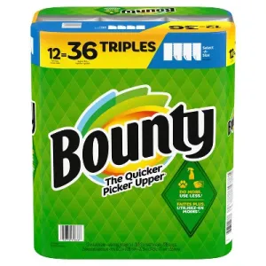 Bounty Select-A-Size Paper Towels - 12 Triple Rolls