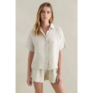 Bronte Linen Shorts | Natural