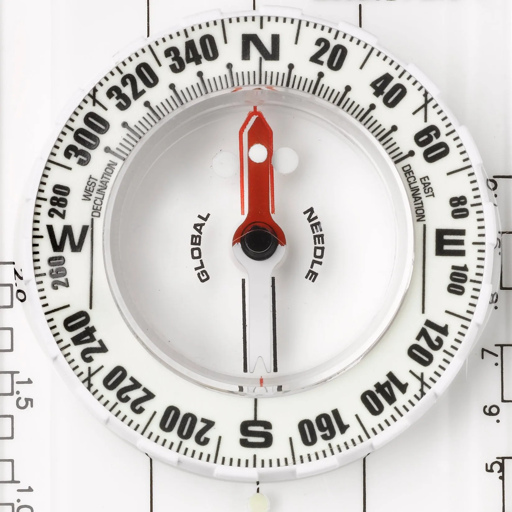 Brunton 8010 Baseplate Compass Luminescent F-8010-GLOW