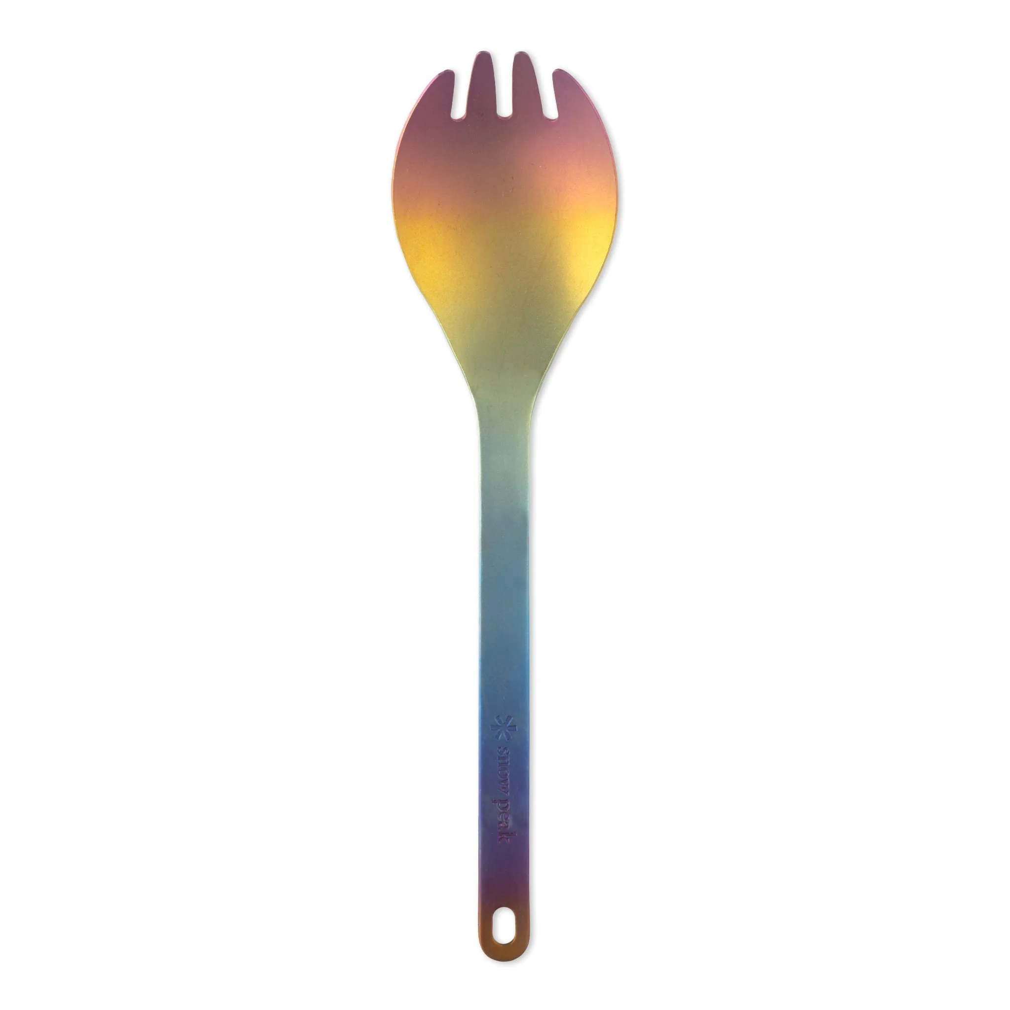 Custom Anodized Titanium Spork - Gradient