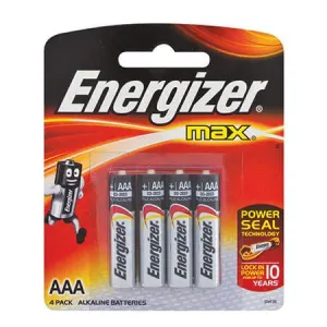 Energizer Max: AAA Batteries