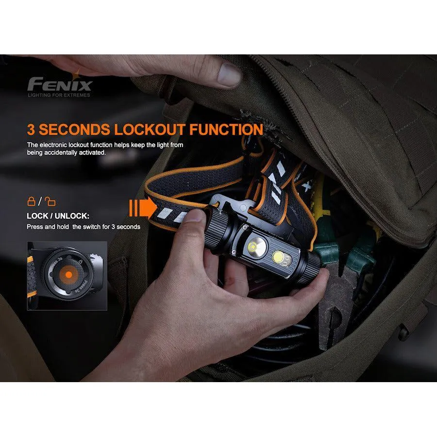 Fenix HM70R 1600 Lumens Rechargeable Headtorch