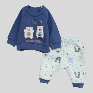 Friendly Bears Long-Sleeved Fleeced Pajama