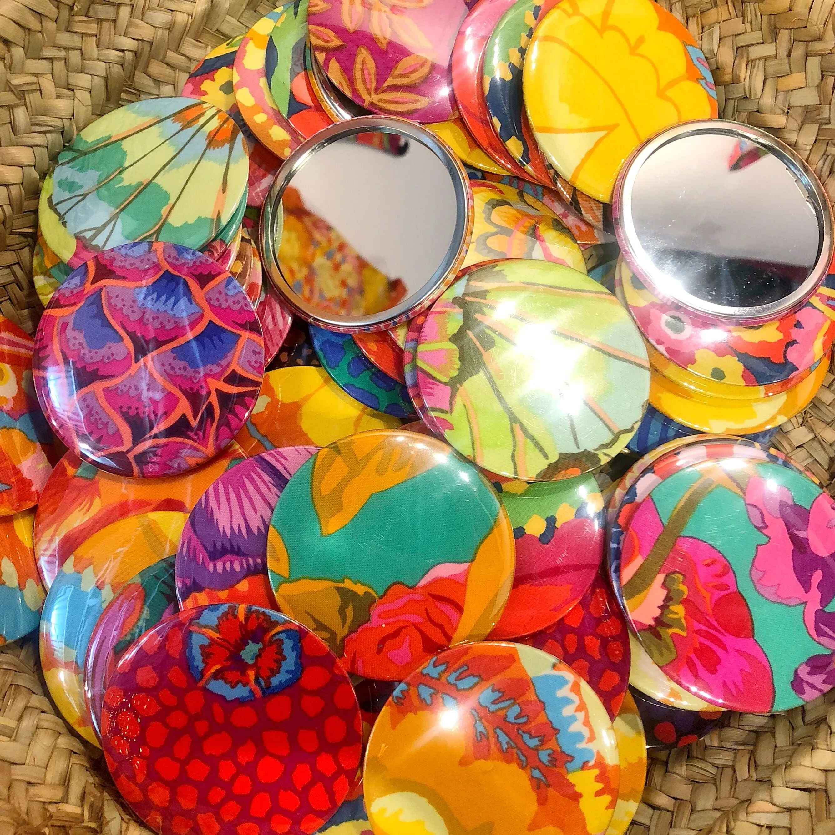 FULI Kaffe Fassett Pocket Travel Mirror Pack 10 (WS)