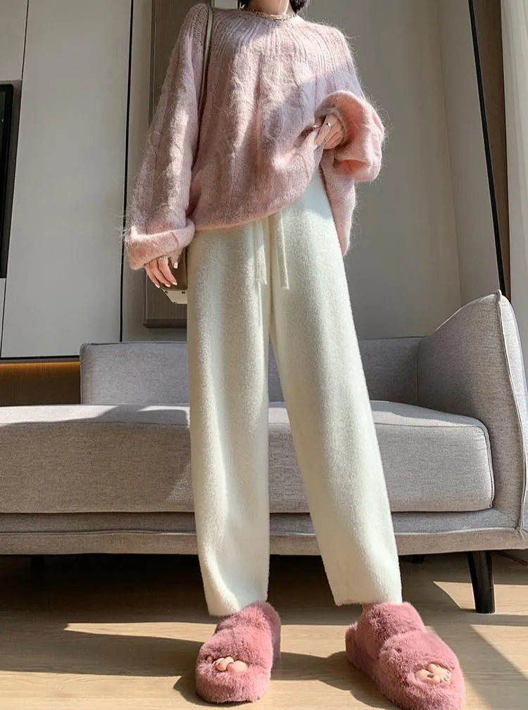 Gissel Fuzzy Knit Lounge Pants