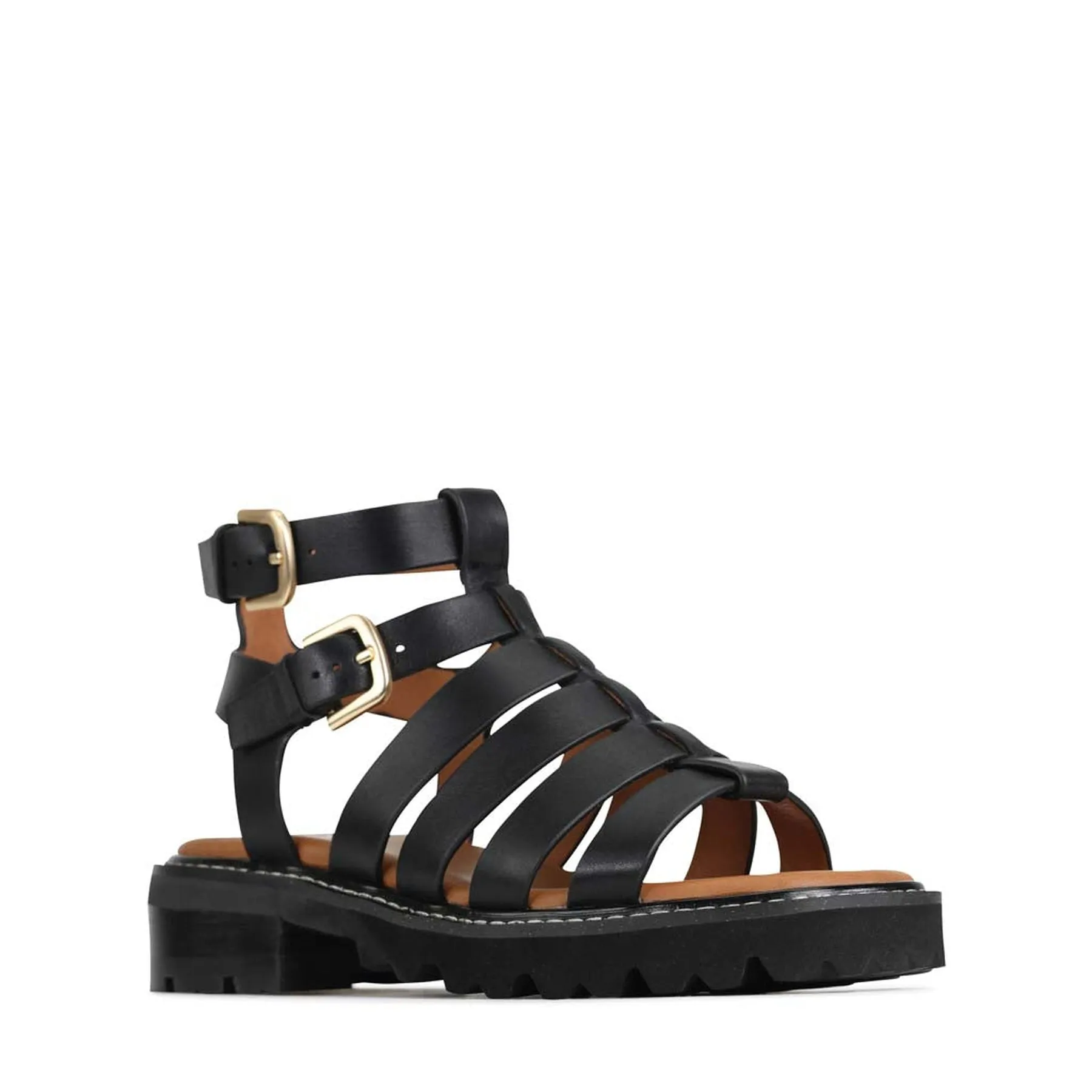 GIZELLE FISHERMAN SANDALS LEATHER