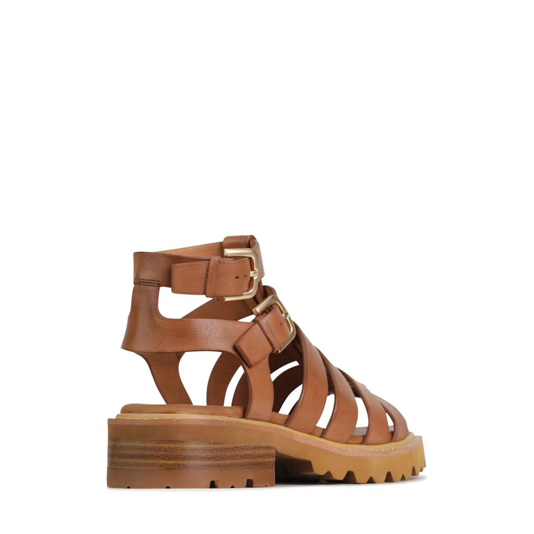 GIZELLE FISHERMAN SANDALS LEATHER