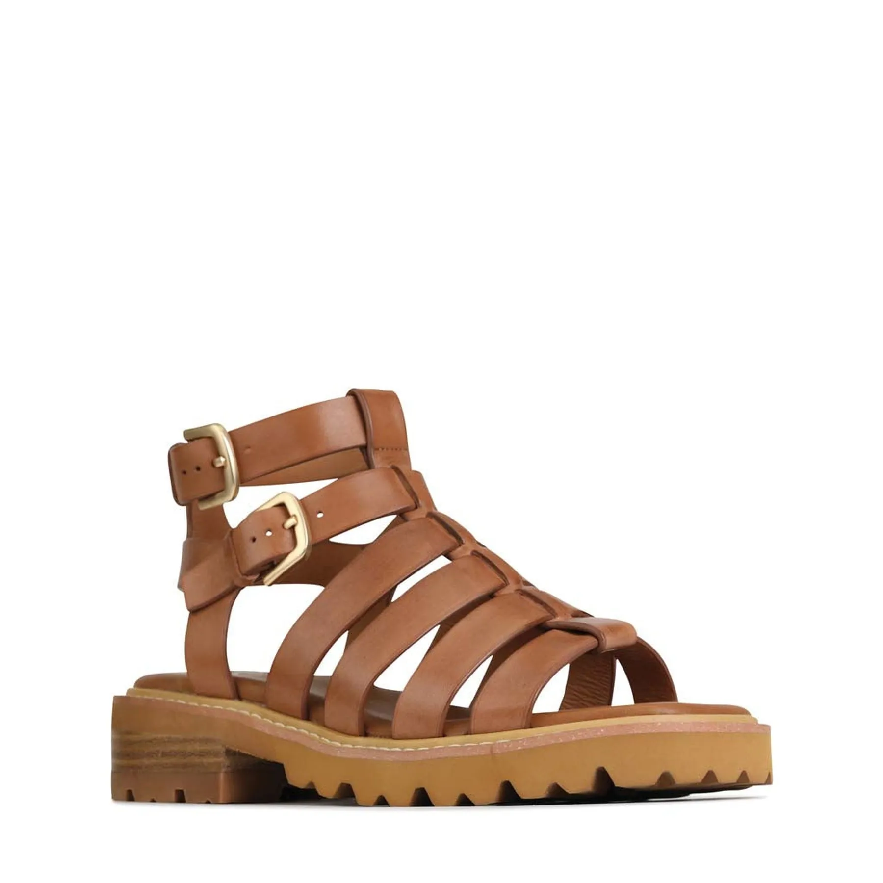 GIZELLE FISHERMAN SANDALS LEATHER