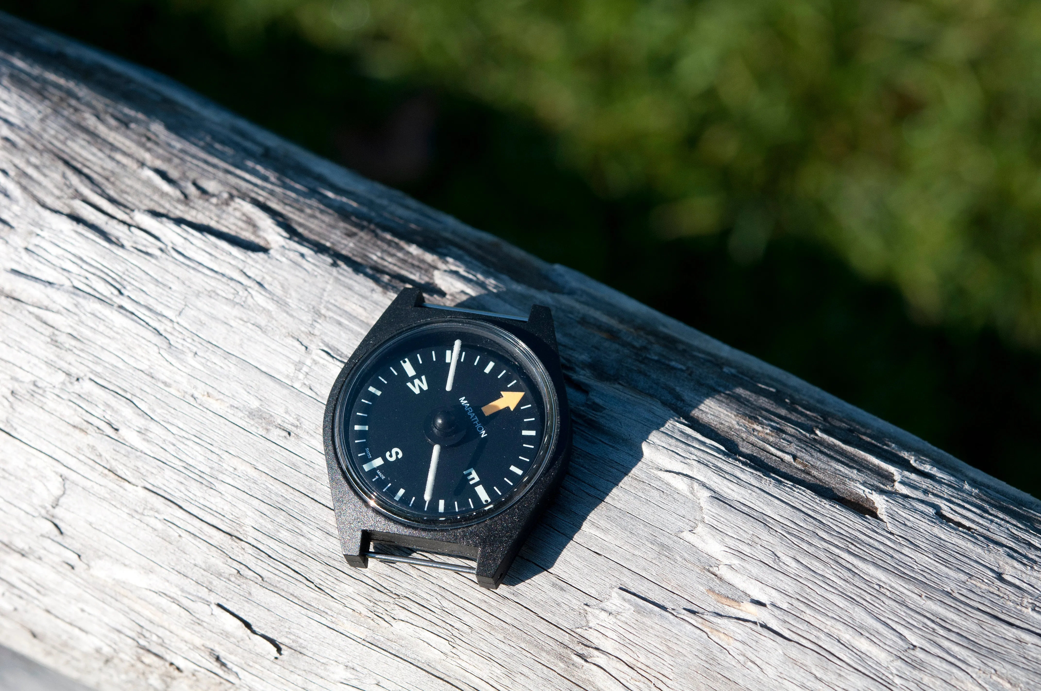 Glow-in-the-Dark Unmounted Wrist Compass