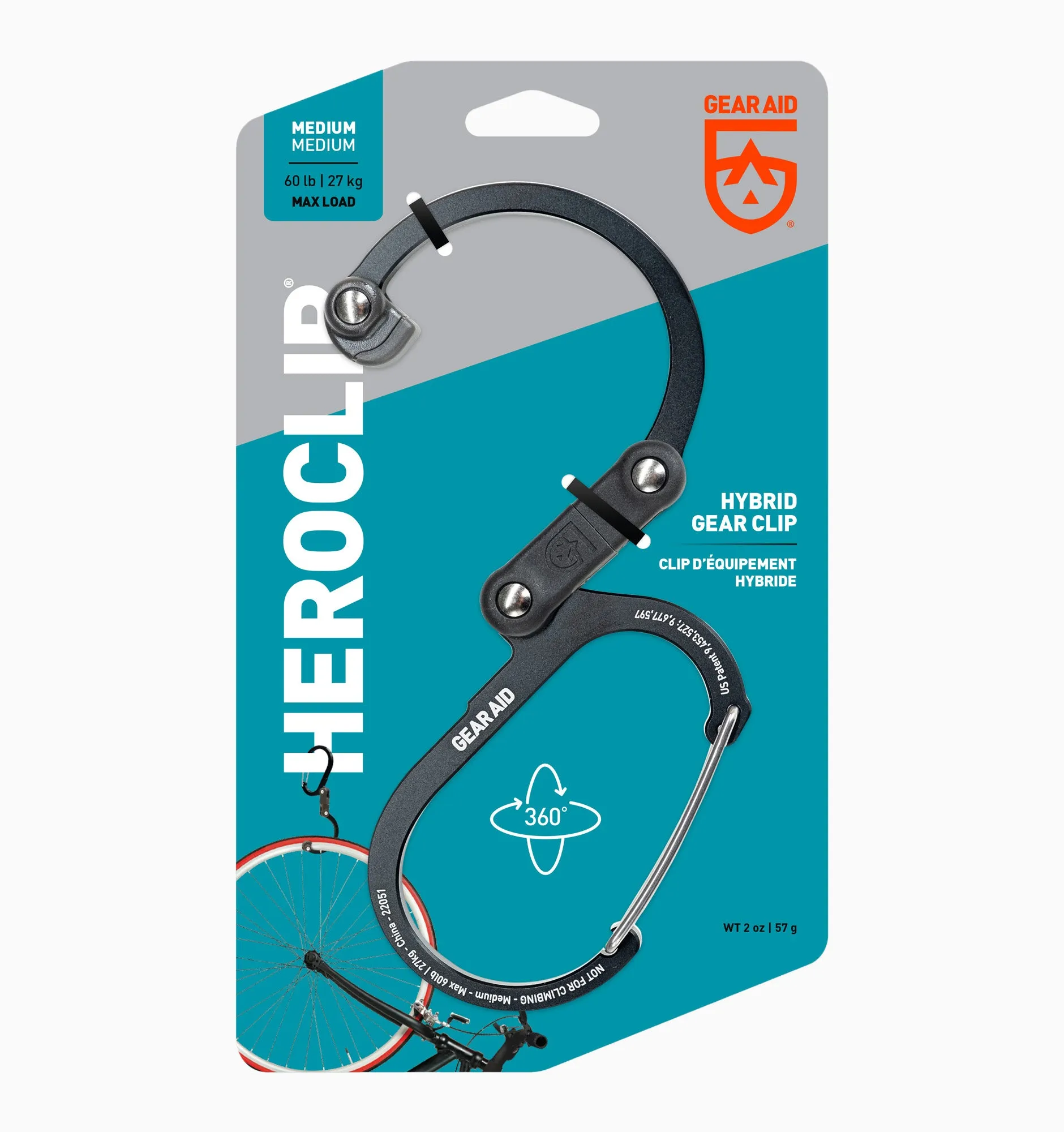 Heroclip Medium Hooked Carabiner