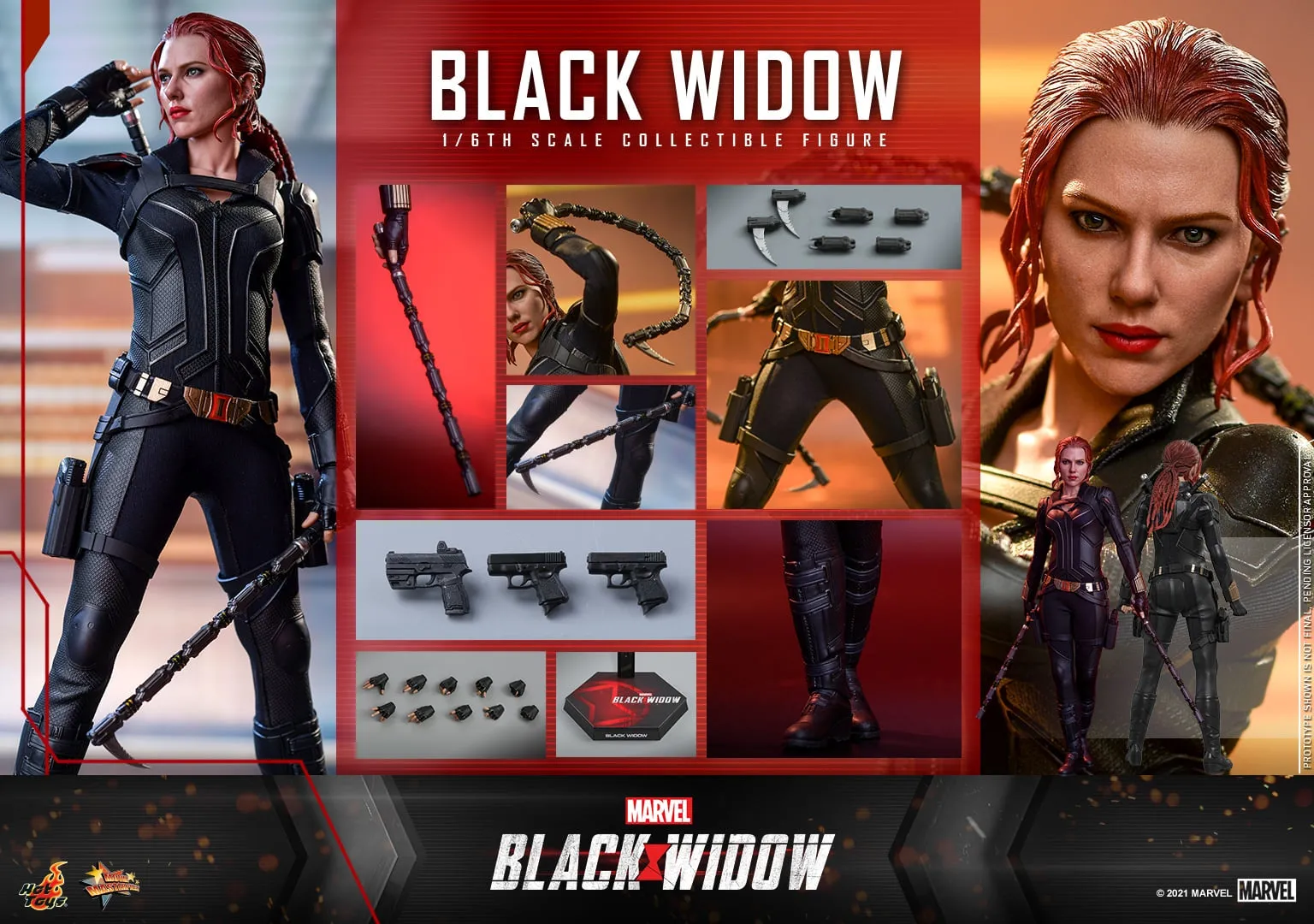 Hot Toys - MMS603 - Black Widow - 1/6th scale Black Widow Collectible Figure