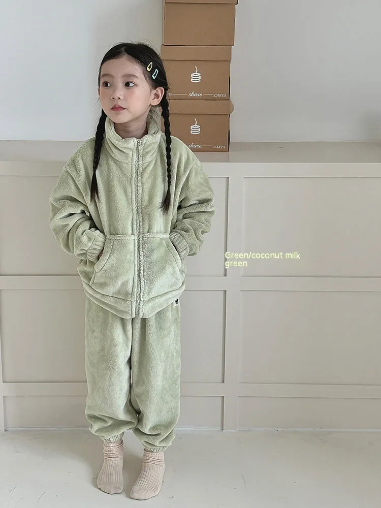 Kids Warm Loungewear Outfit Set