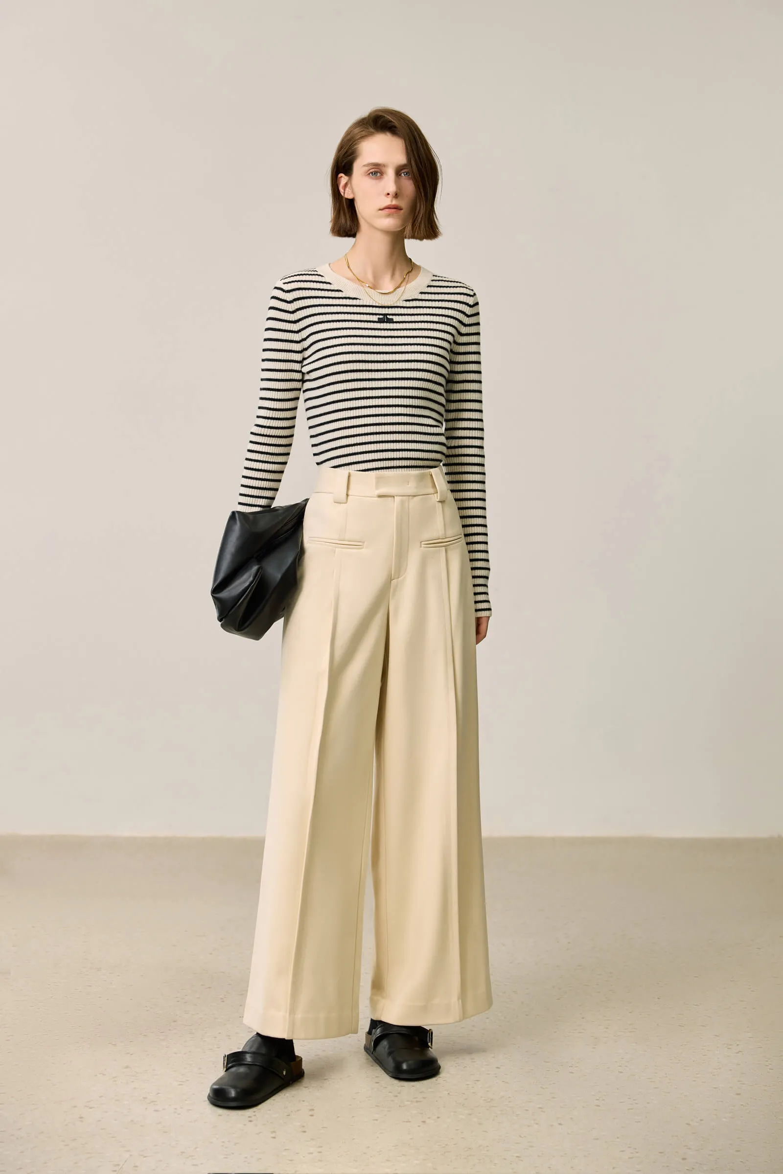 LILY Retro Loose-Fit Wide-Leg Pants