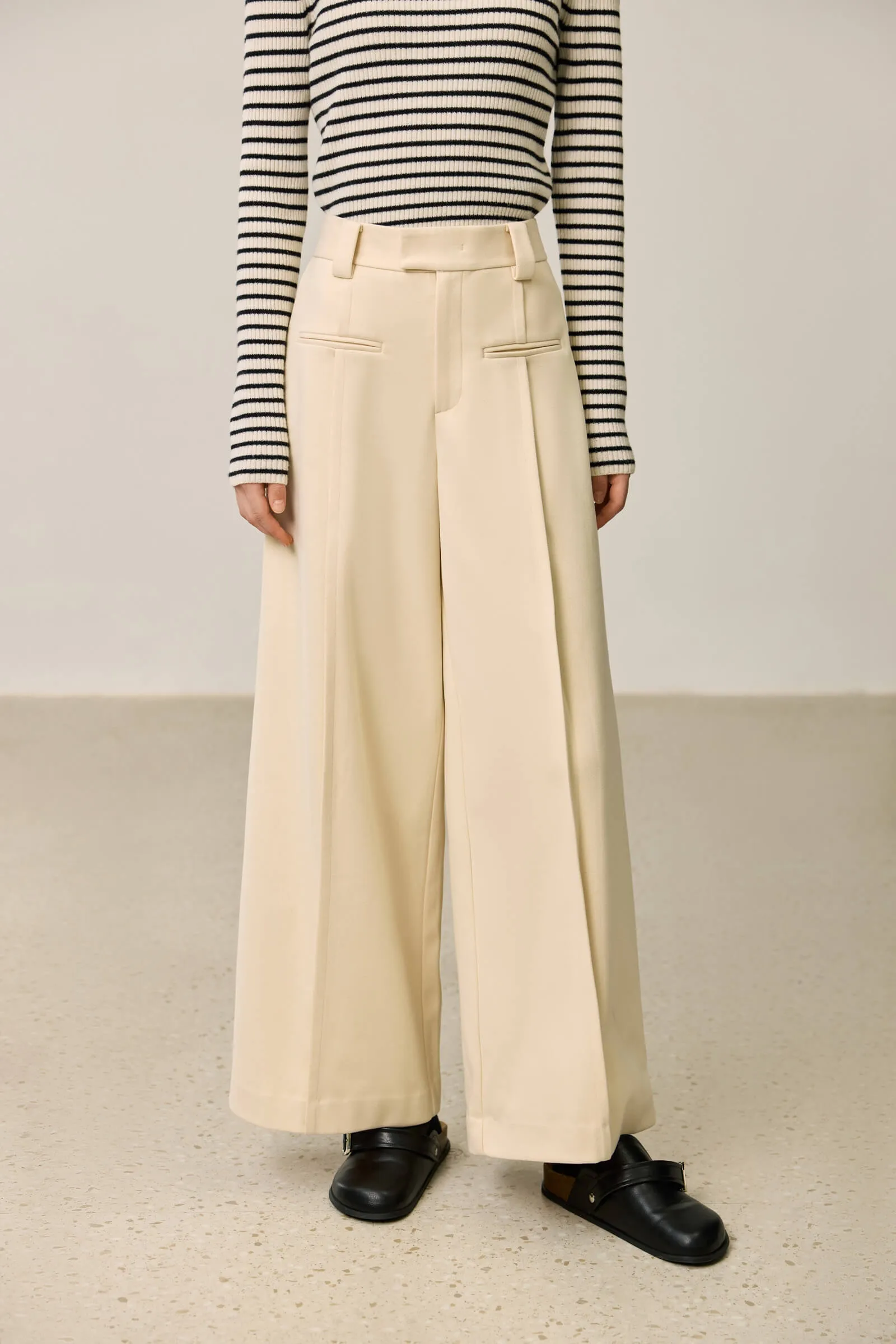 LILY Retro Loose-Fit Wide-Leg Pants