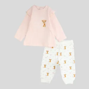 Little Giraffes Long-Sleeved Fleeced Pajama