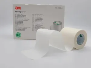 Micropore Surgical Tapes 5cm x 9.1m 6 rolls boxed