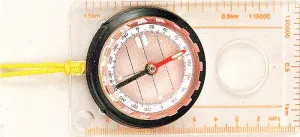 Military GI Style Travelers Map Compass