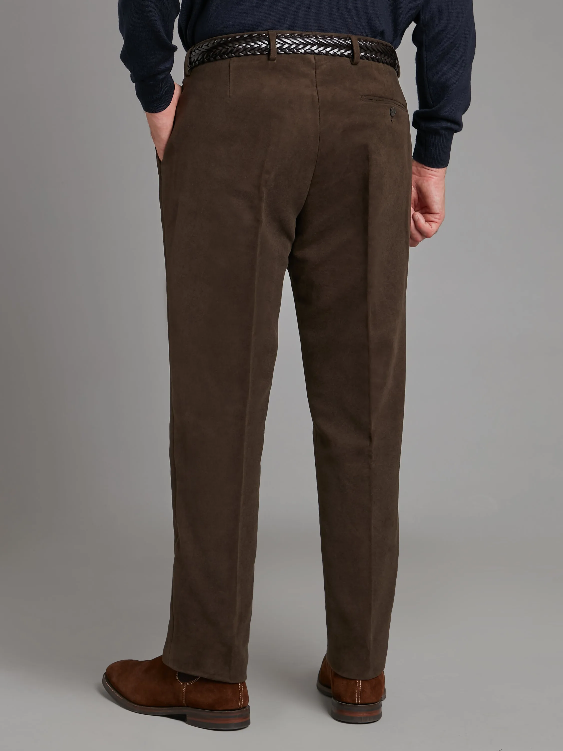 Moleskin Pants - Dark Brown