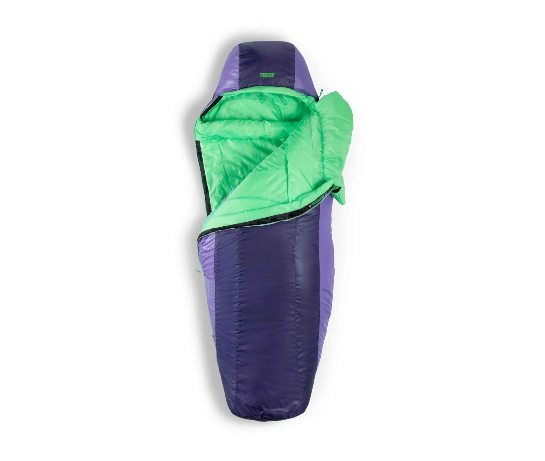 NEMO EQUIPMENT WOMENS TEMPO SYNTHETIC SLEEPING BAG 20 REGULAR