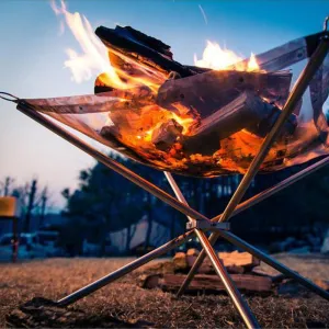 Outdoor Campfire Folding Grill