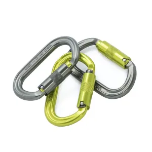 Oval Lemon Titanium 3-Pack Carabiner