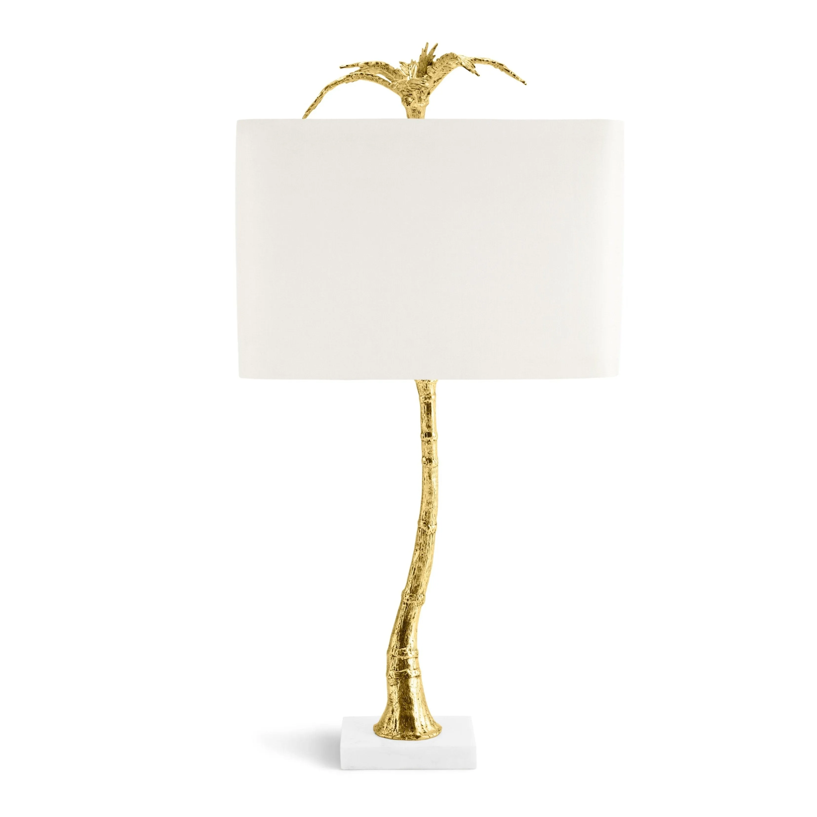 Palm Table Lamp - Marble