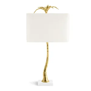 Palm Table Lamp - Marble