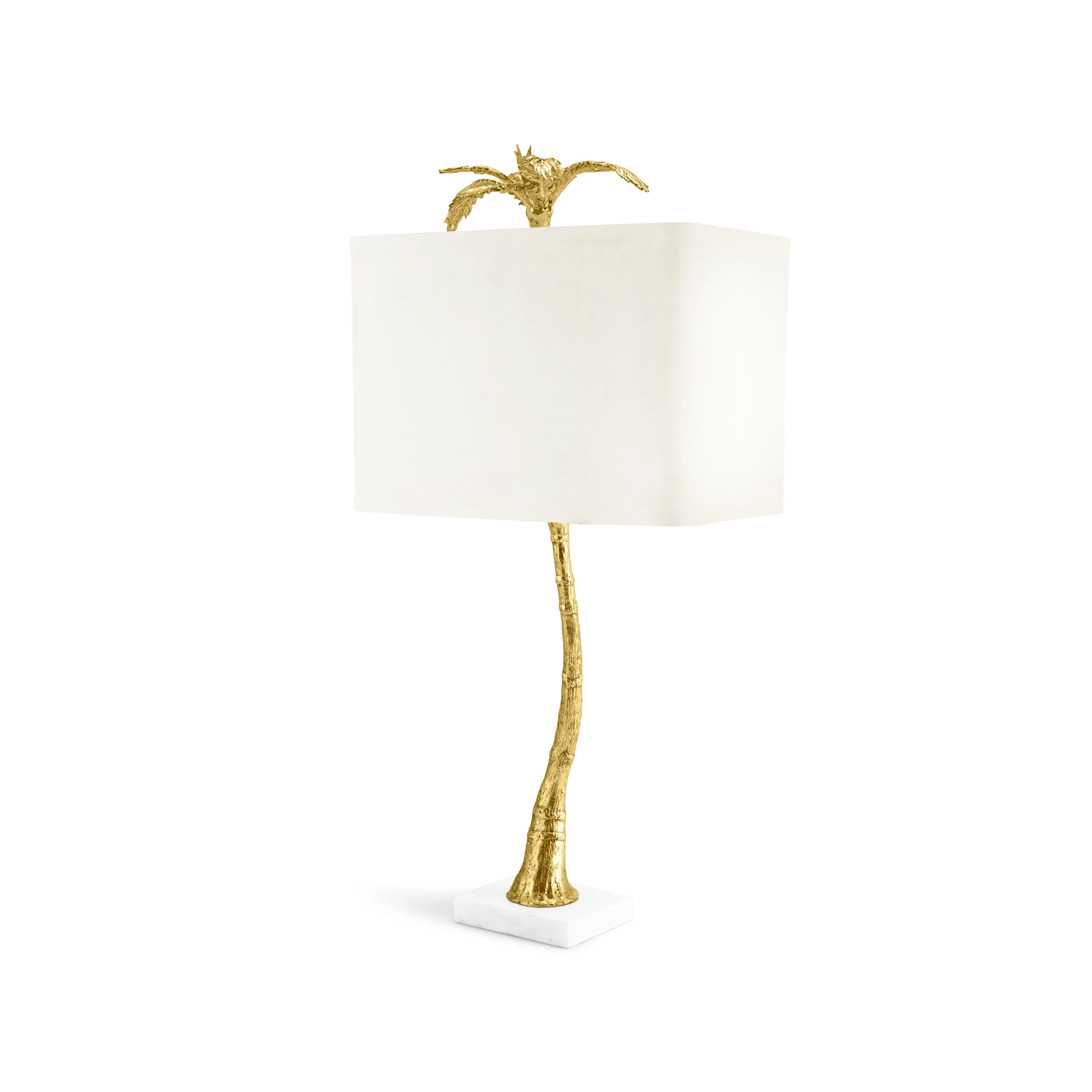 Palm Table Lamp - Marble