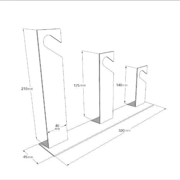 Photography Triple (3) Axis Roller Wall Mounting Manual Backdrop Support System (DEMO STOCK)