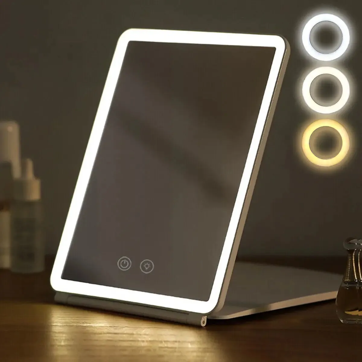 Portable LED Light Makeup Travel Mirror