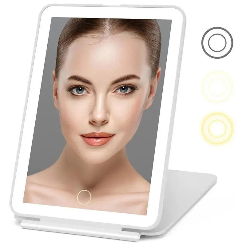 Portable LED Light Makeup Travel Mirror