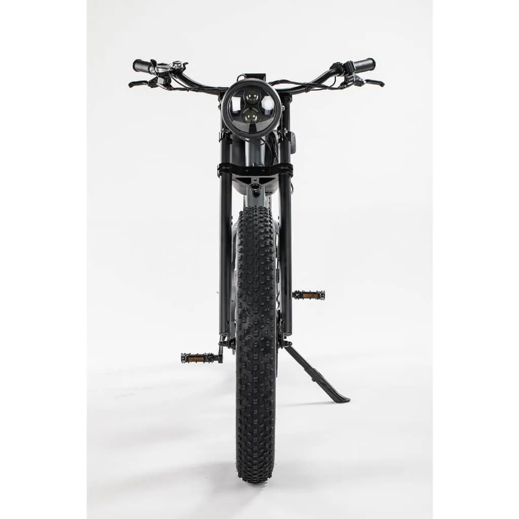 Revi Bikes Cheetah Café Racer 750W 48V Fat Tire Cruiser Electric Bike