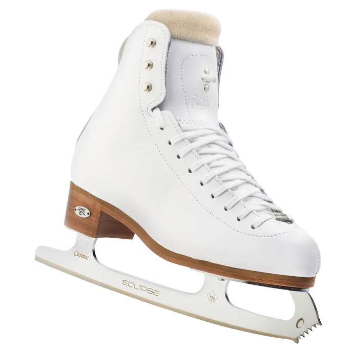 Riedell Skating Boots 910 Flair Set Vesta Blades White  Single and Double Jumps