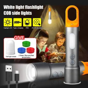 Super Powerful Bright Rechargeable Led Flashlight Torch