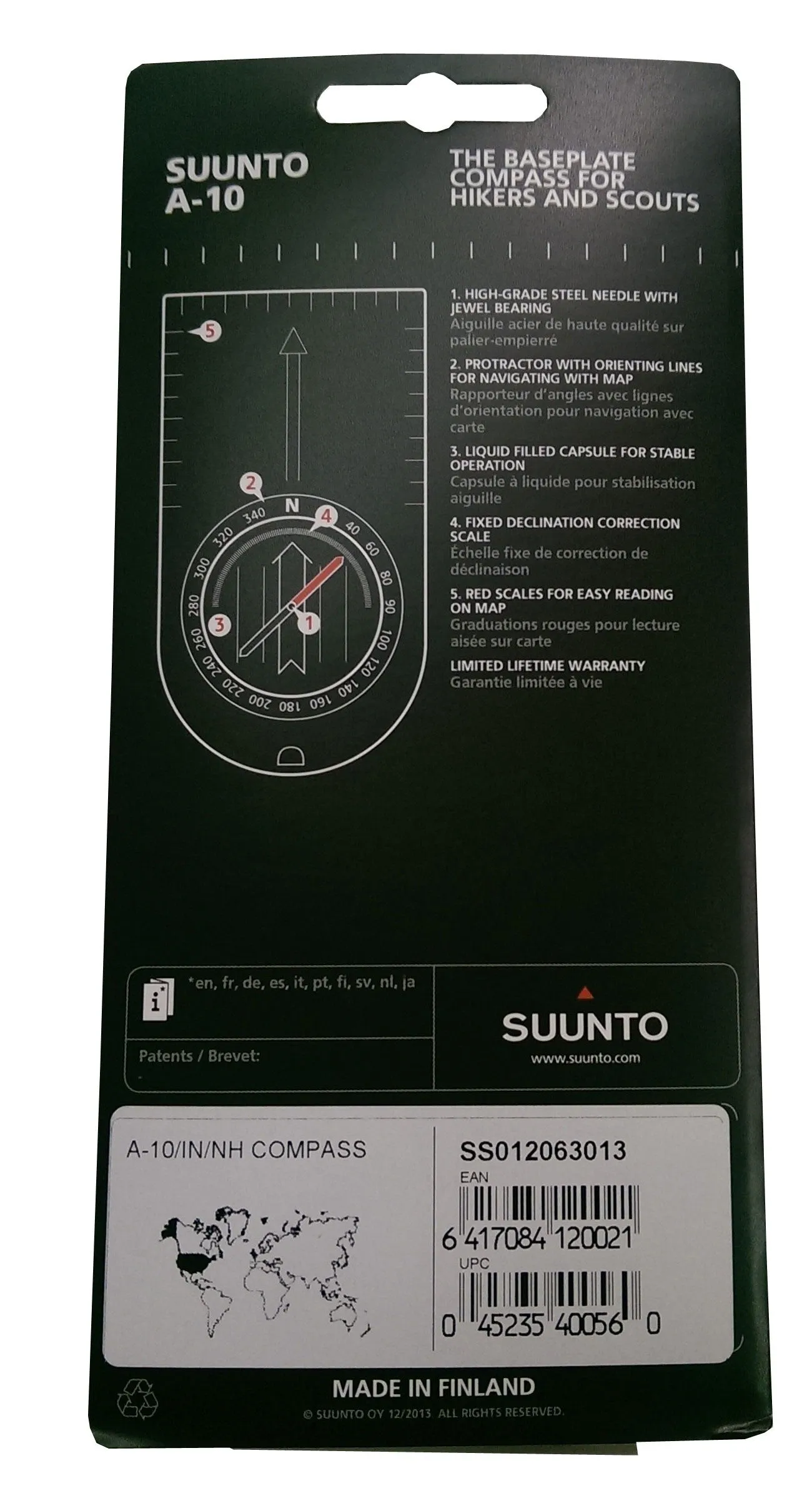 Suunto A-10/IN/NH Compass