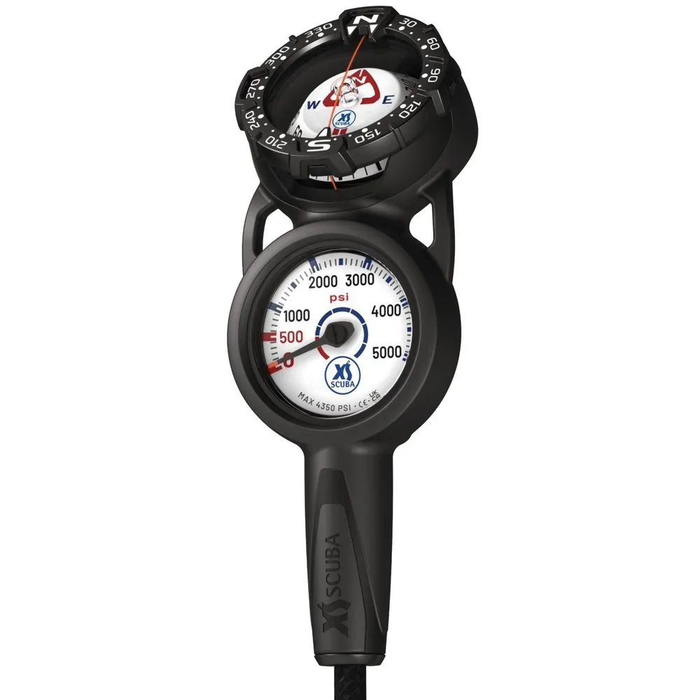 XS Scuba QuikVu Pressure and Compass Console - Imperial