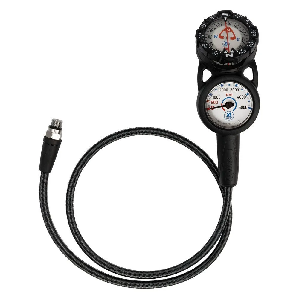 XS Scuba QuikVu Pressure and Compass Console - Imperial